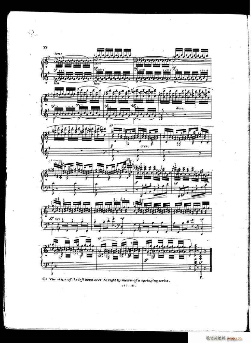 Czerny Etudes de la velocite book II20