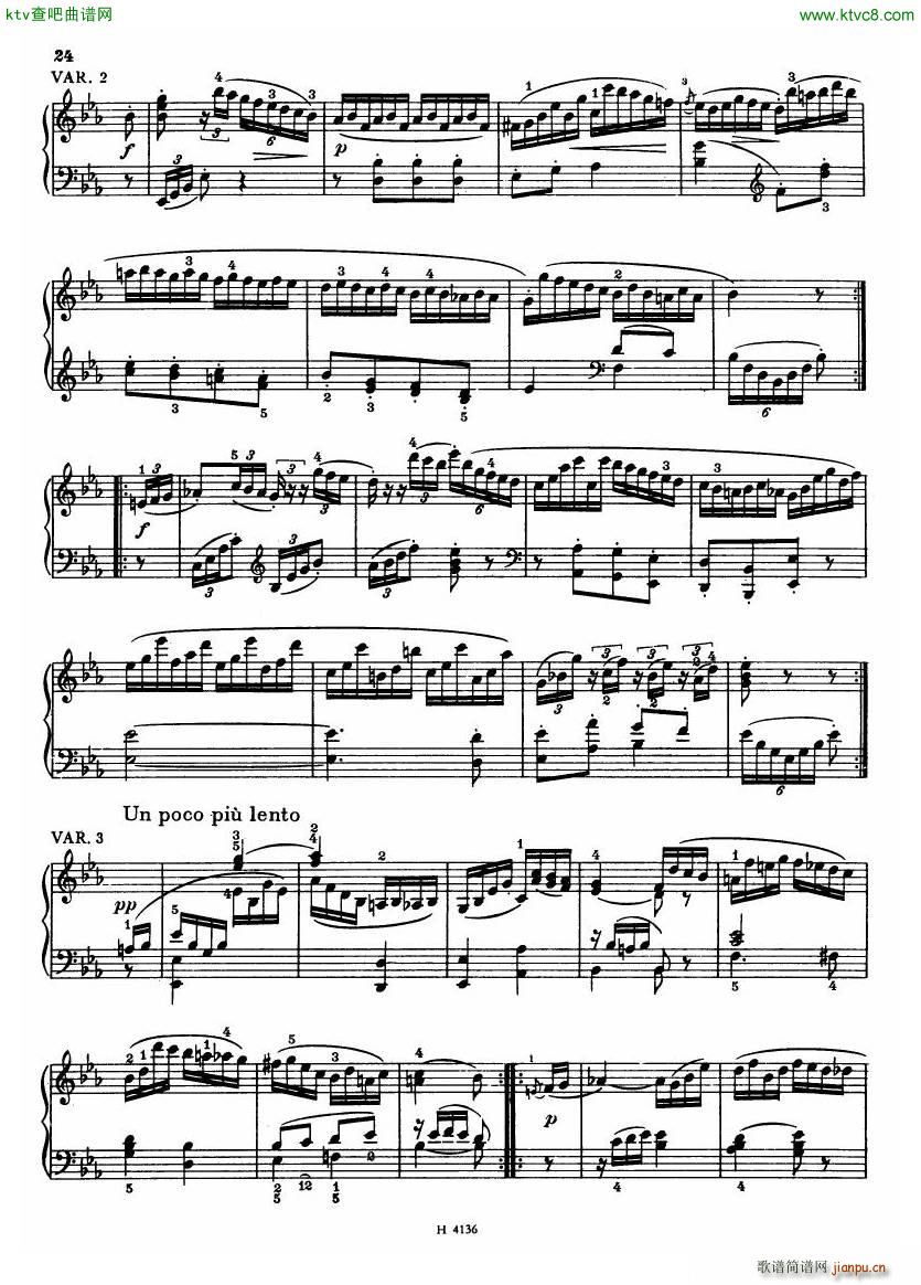 Czech piano variations from 18th century22