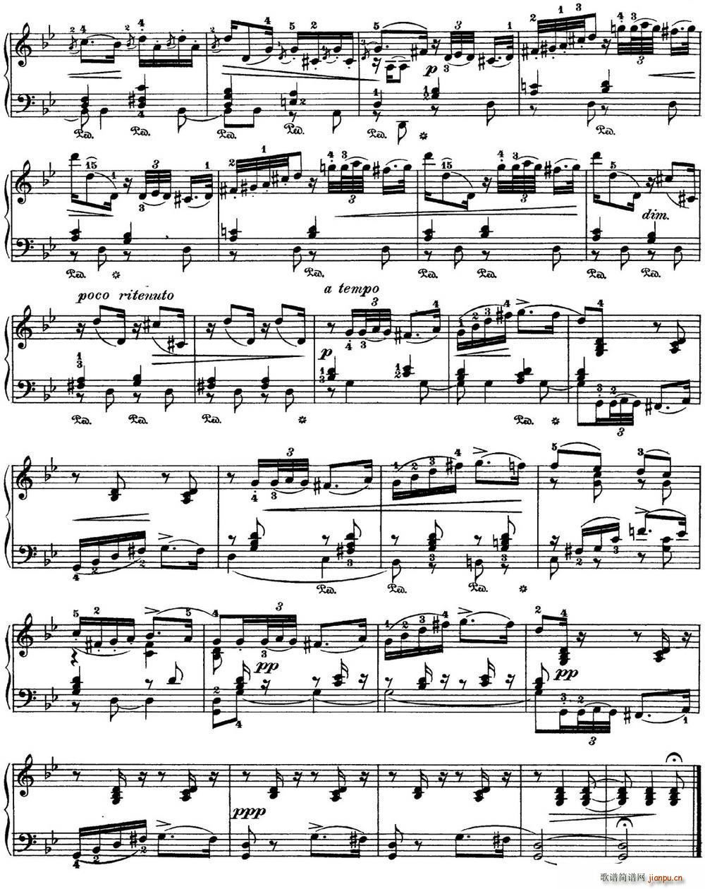 柴可夫斯基 四季 3月 云雀之歌 g小调 Song of the Lark G minor2