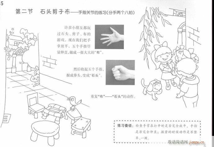 儿童钢琴入门教程  手指训练操1-205