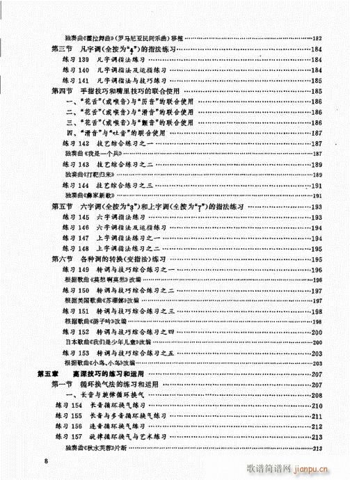 竹笛实用教程1-208
