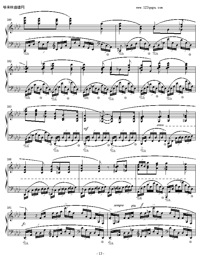 肖邦F小调第4叙事曲-肖邦13