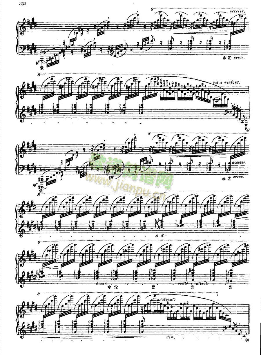 西班牙狂想曲 键盘类 钢琴2