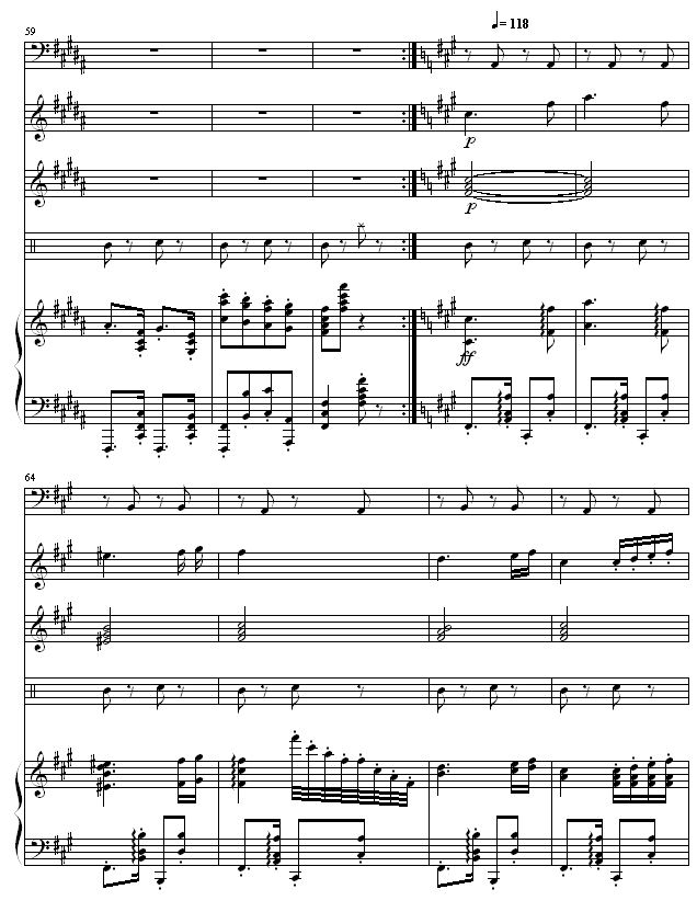 匈牙利舞曲5-(改编，有乐队）7