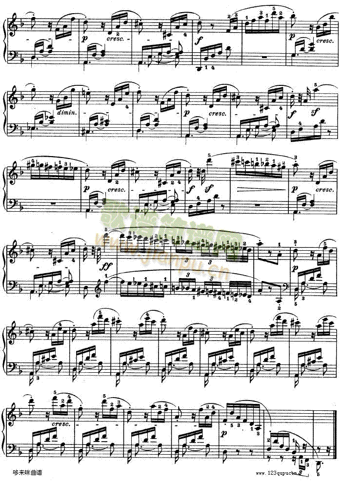 暴风雨-d小调第十七钢琴奏鸣曲 - Op.31―2-贝多芬21
