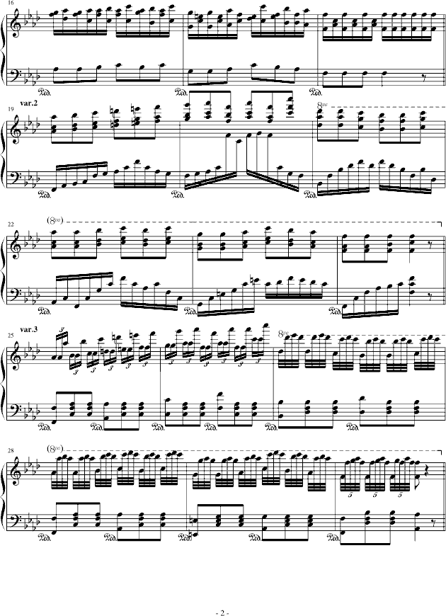 练习曲2
