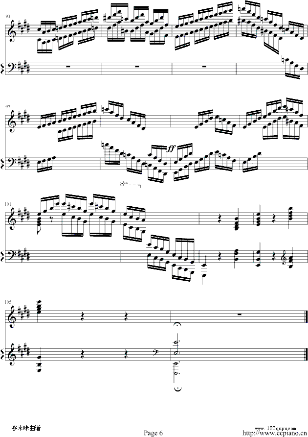 练习曲(NO.1)-莫什科夫斯基6