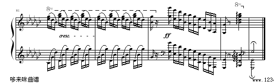 黑键练习曲-肖邦5