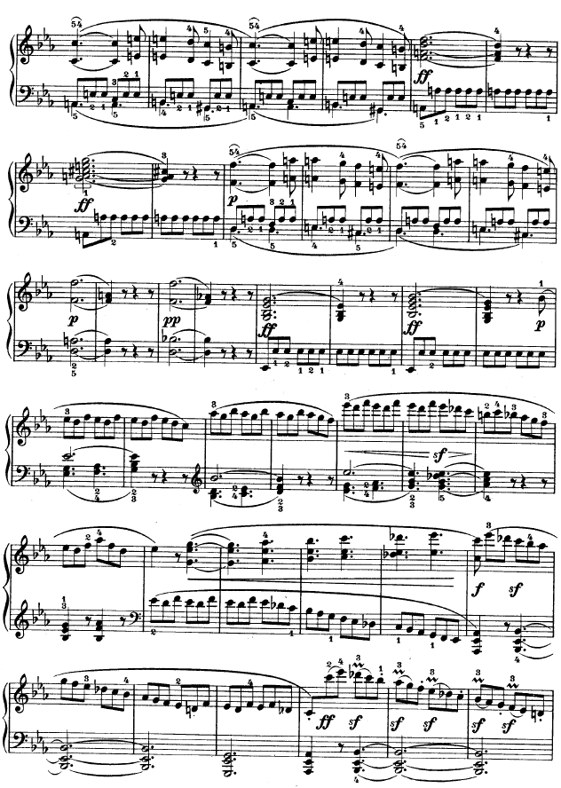降E大调第四钢琴奏鸣曲-Op.76