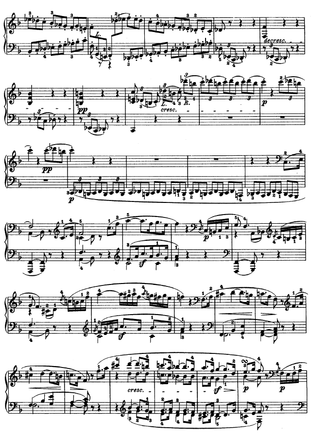 第二十二钢琴奏鸣曲-Op.543