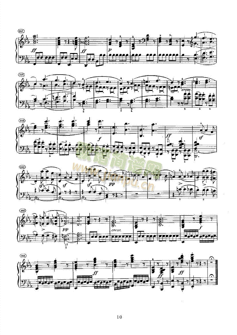 奏鸣曲(Opus7) 键盘类 钢琴10