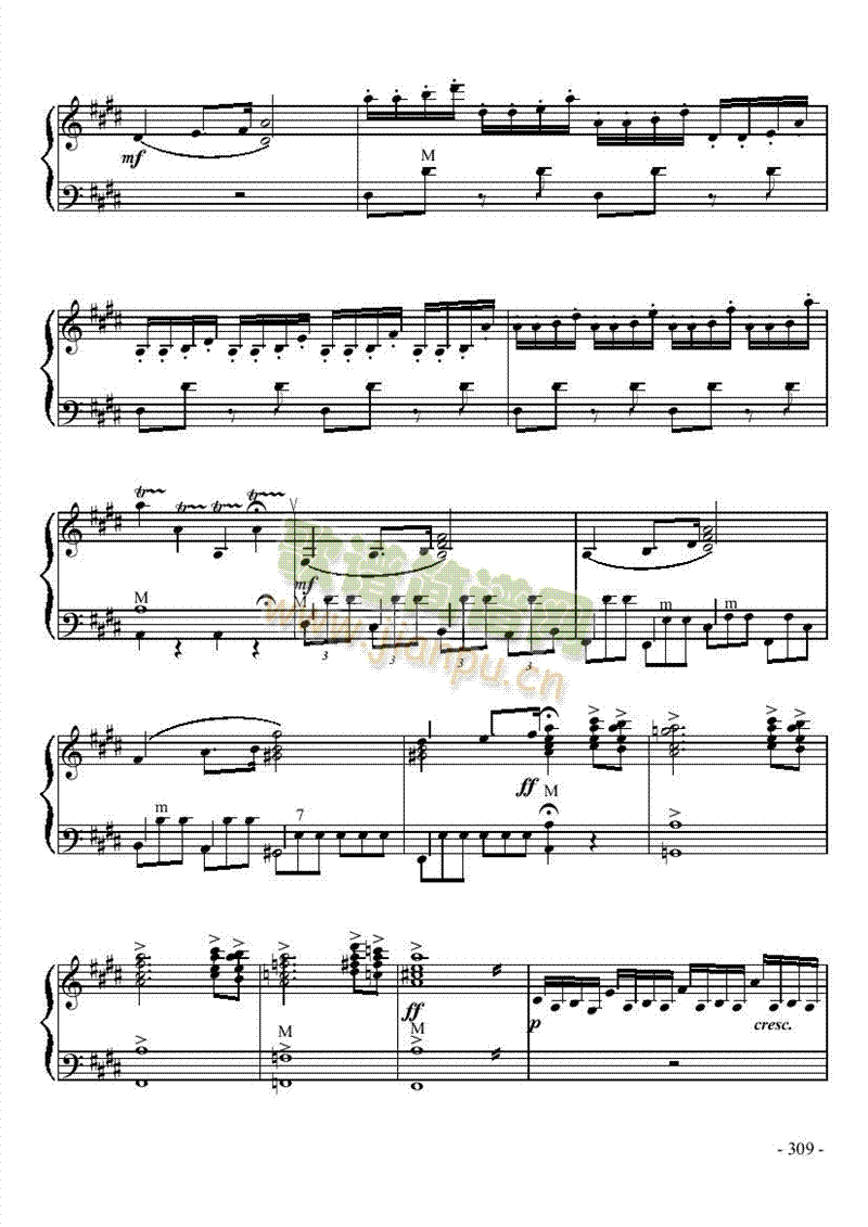十级乐曲《诺恩吉亚幻想曲》 键盘类 手风琴14