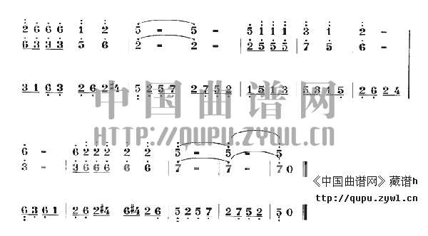 扬琴双音琴竹练习曲 (二)2