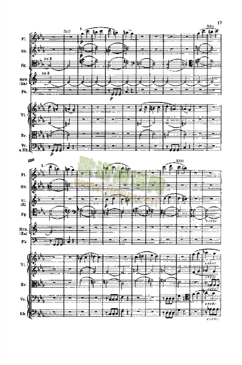 钢琴―第五交响曲（命运）作品67 键盘类 钢琴17