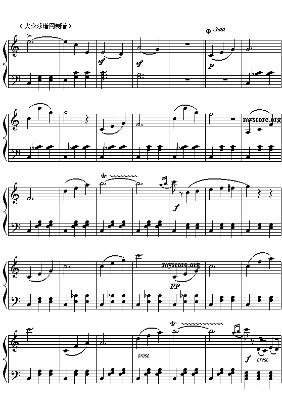 (奥)约翰.斯特劳斯：蓝色多瑙河圆舞曲(全曲)8