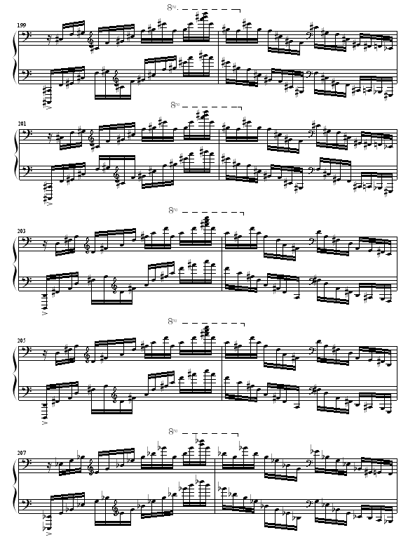 C大调练习曲No.214