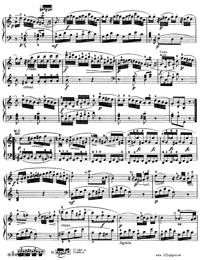 钢琴奏鸣曲 kv330-莫扎特3
