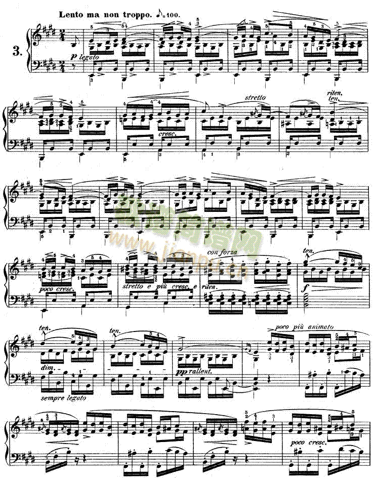 练习曲OP10No3《离别》1