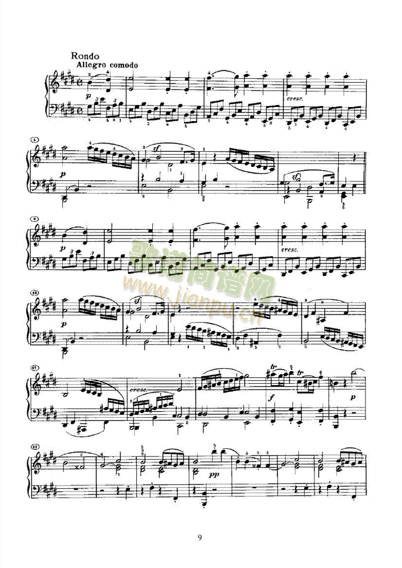 奏鸣曲(Opus14 Nr.1) 键盘类 钢琴9