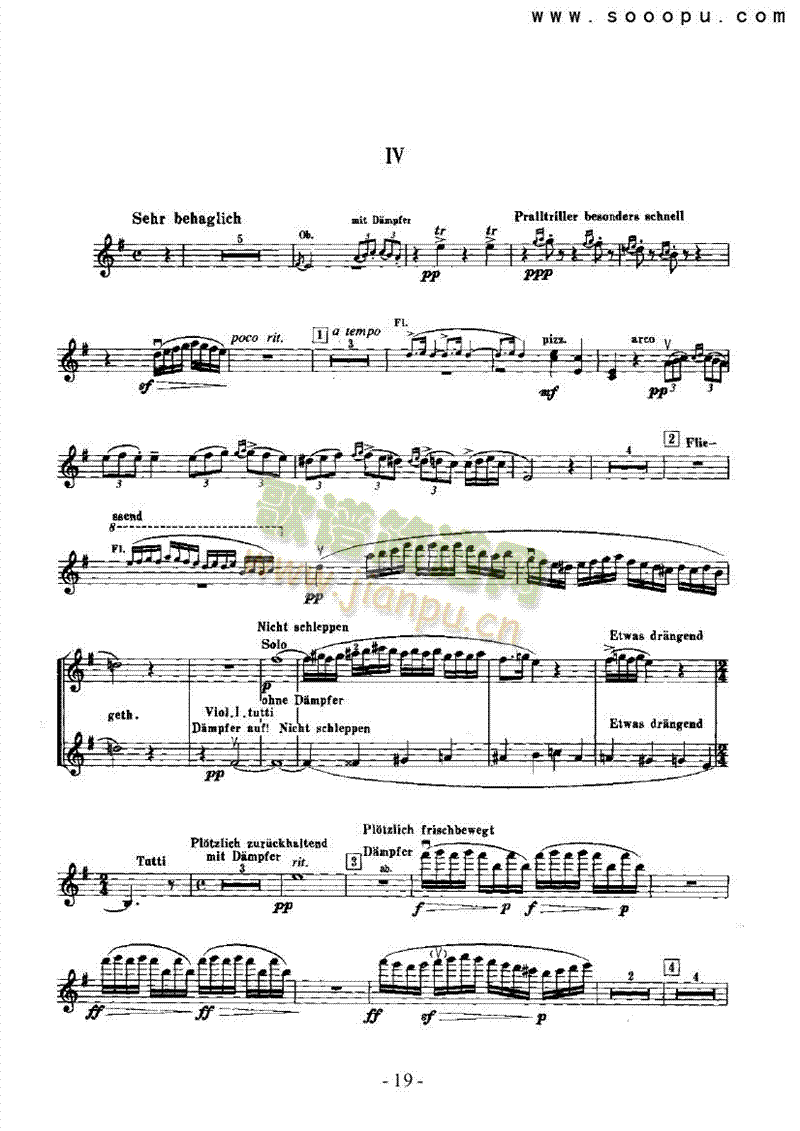 第四交响曲―独奏 弦乐类 小提琴19