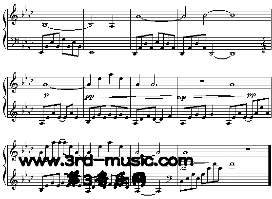 我心永恒(《铁达尼号》主题歌)[钢琴曲谱]6