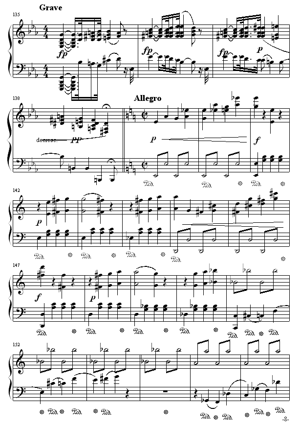 悲怆奏鸣曲第一乐章8