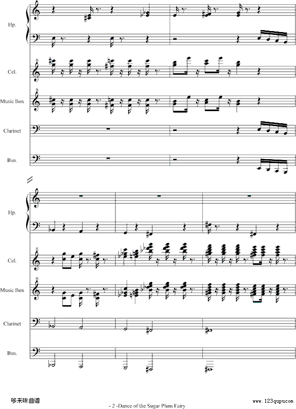 Dance of the Sugar Plum Fairy-柴科夫斯基2