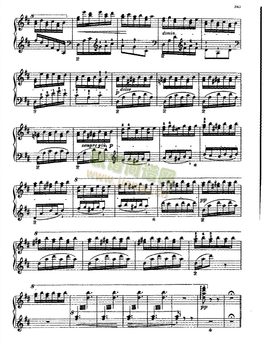 西班牙狂想曲 键盘类 钢琴13