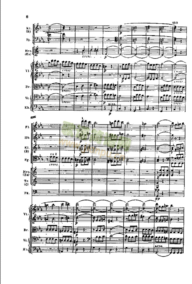 钢琴―第五交响曲（命运）作品67 键盘类 钢琴8