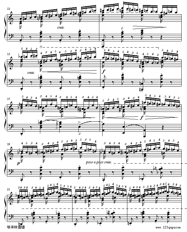 练习曲OP10No2-肖邦2