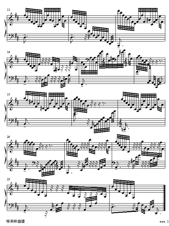练习曲No.17=落翼之羽制谱-克拉莫2