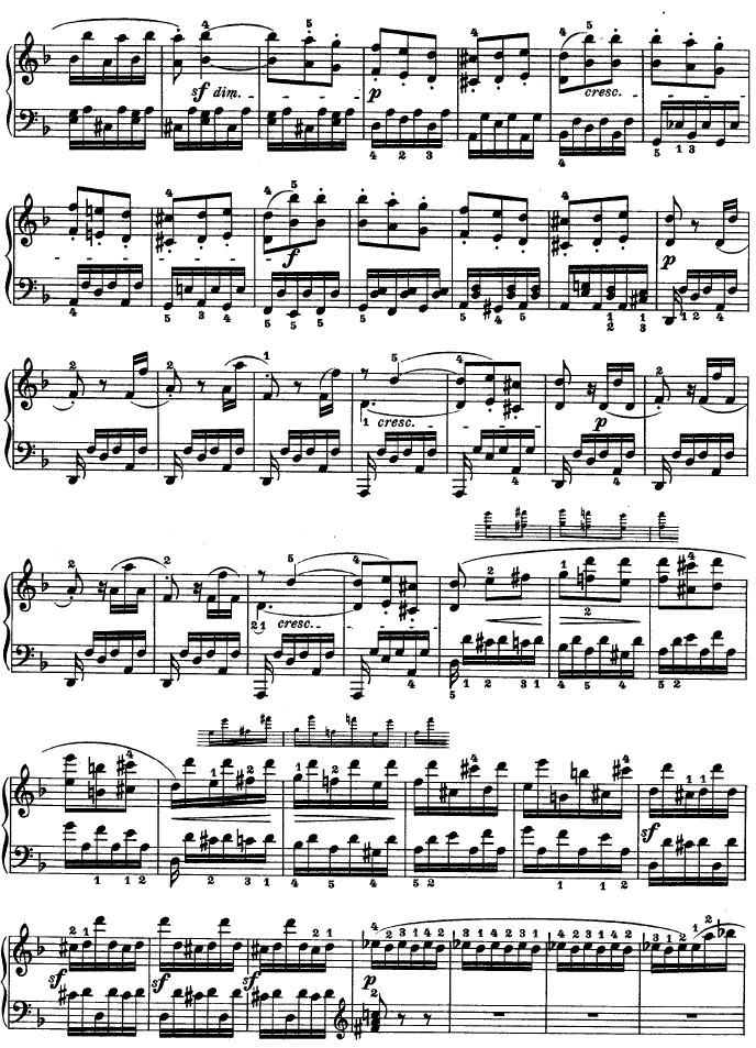 暴风雨-d小调第十七钢琴奏鸣曲 - Op.31―219