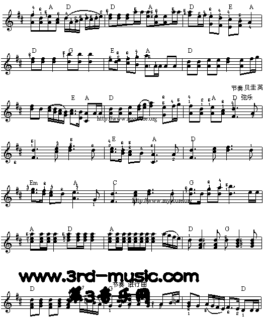 游击队之歌[电子琴谱]2