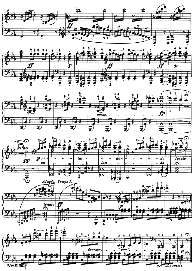 C小调第五钢琴奏鸣曲 - Op. 10―1-贝多芬14