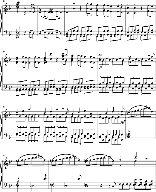 莫扎特第四十号交响曲（第一乐章）2