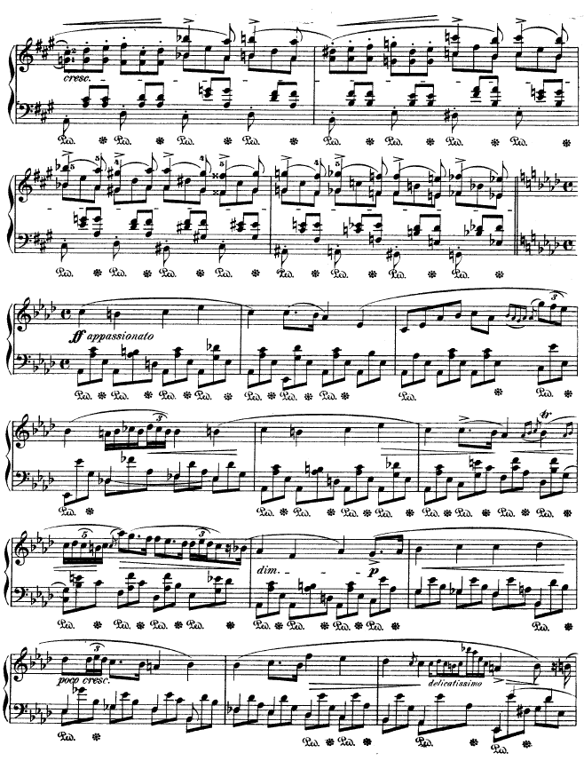 B大调夜曲作品32号 -OP32 NO.27