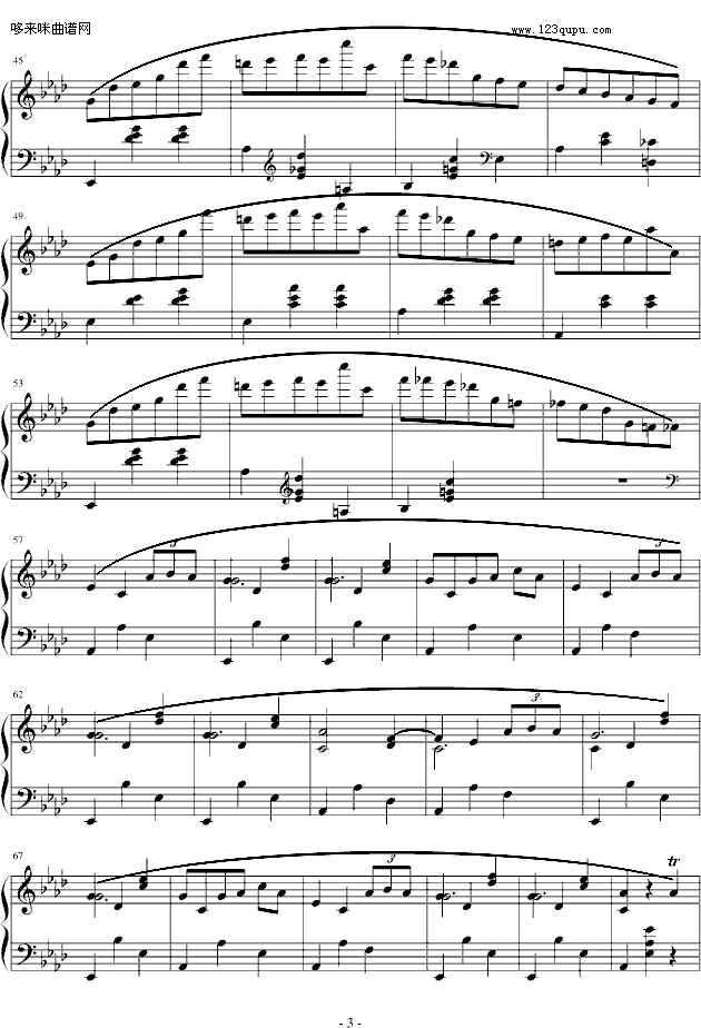 降A大调圆舞曲-肖邦3