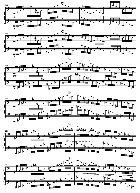 C大调练习曲No.213