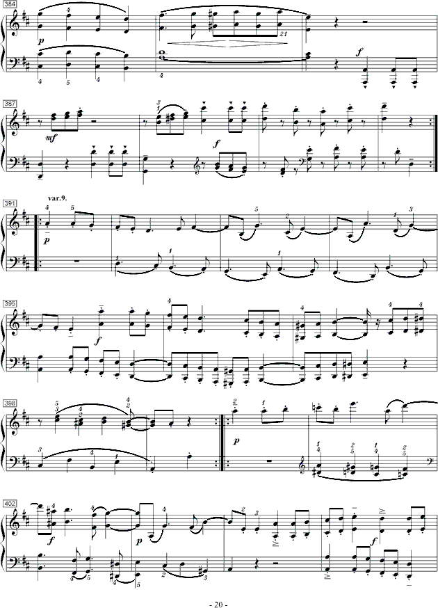 莫扎特D大调钢琴奏鸣曲K.28420