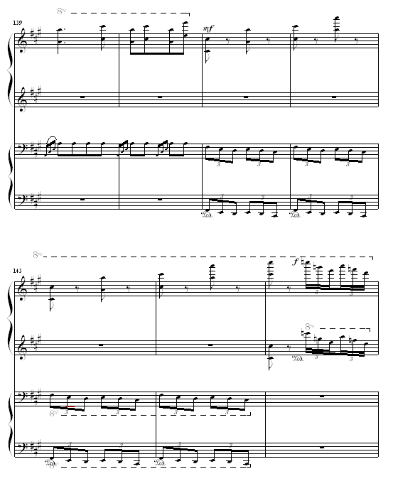 土耳其进行曲四手联弹21