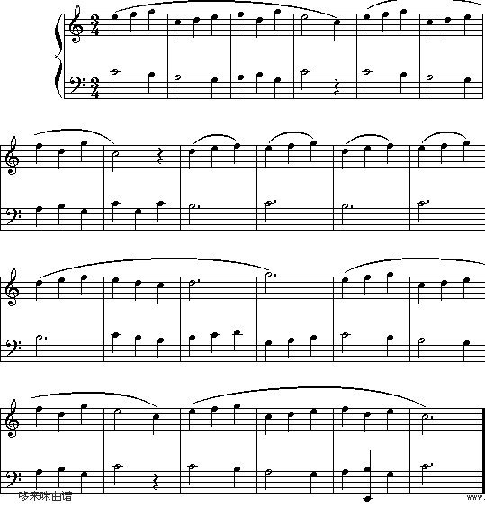 可爱的小步舞曲1