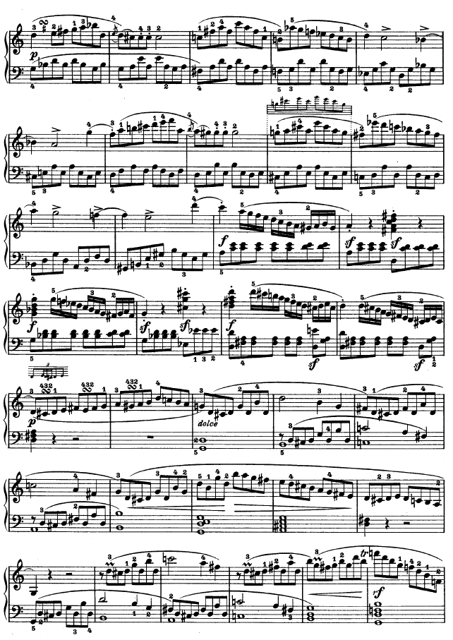 第三钢琴奏鸣曲 -Op.2 No.32