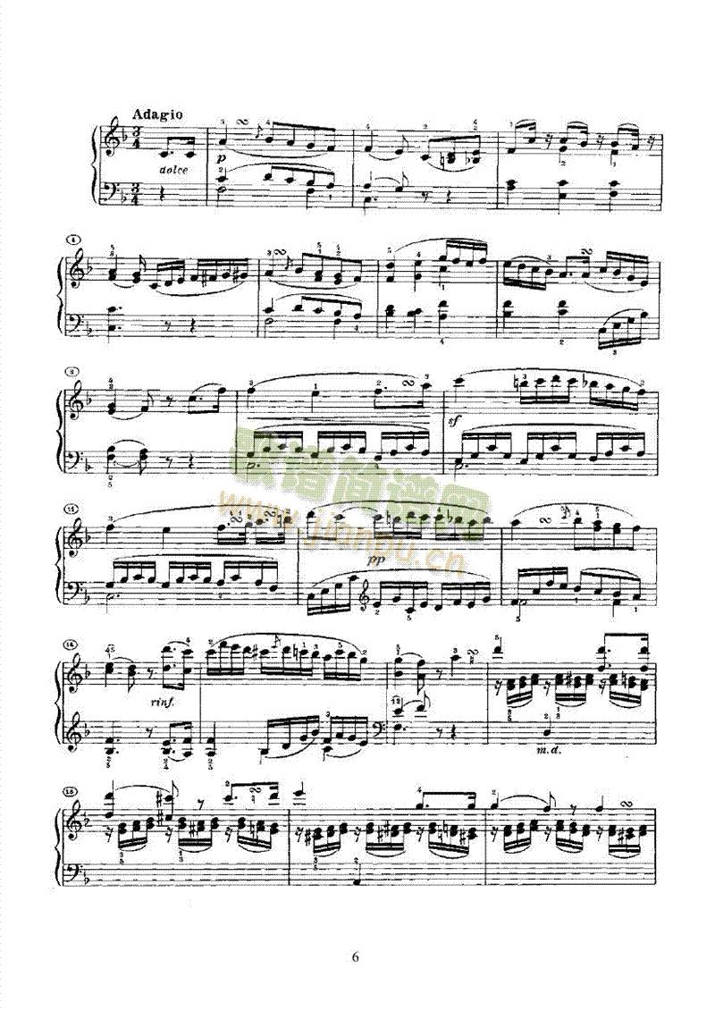 奏鸣曲(Opus2 Nr.1) 键盘类 钢琴6