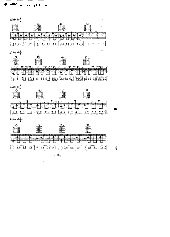 PICK和弦分解练习21