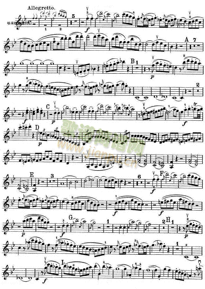 提琴三重奏 第二首 降B大调 K.502之Violin TRIO4