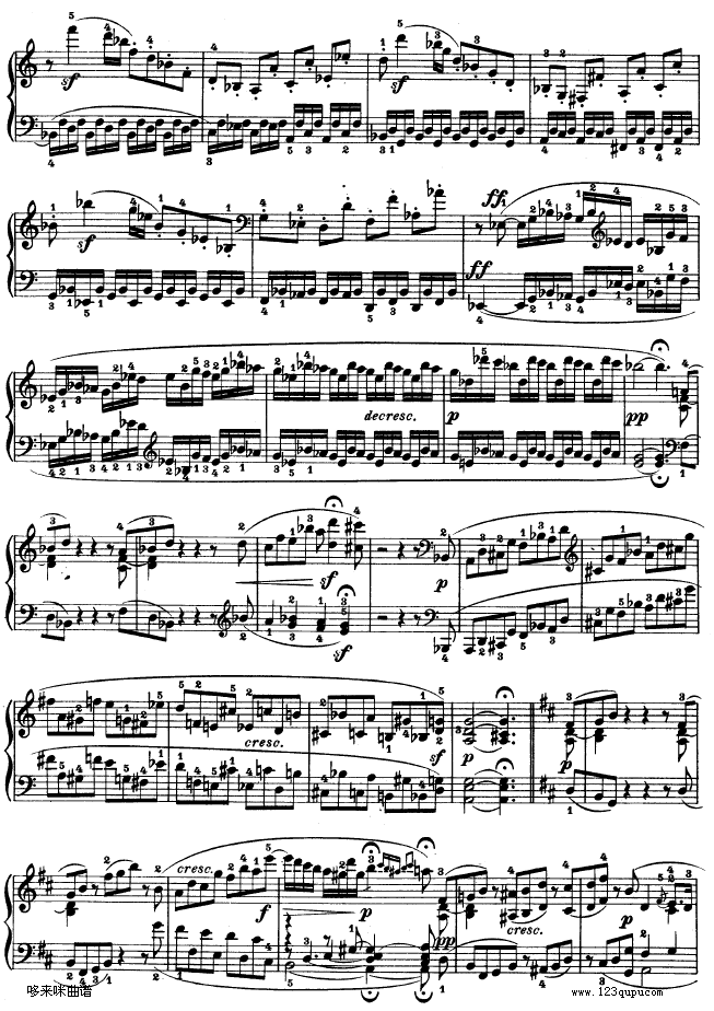 D大调第七钢琴奏鸣曲 - Op. 10 No--3-贝多芬19