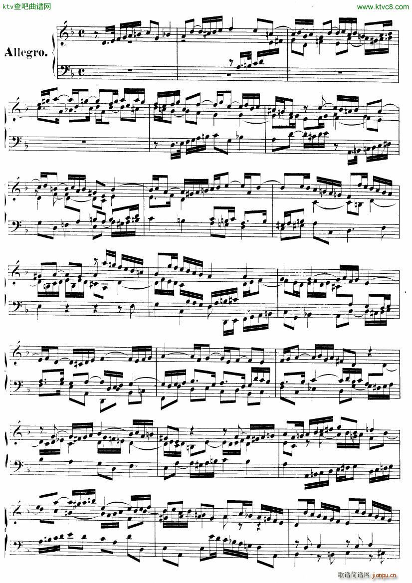 Handel Suite in D minor G112 1172