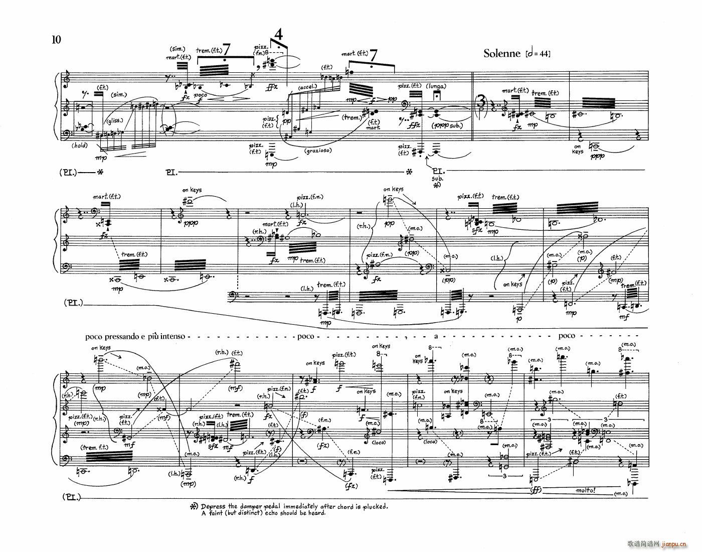 Crumb Five Pieces for Piano8
