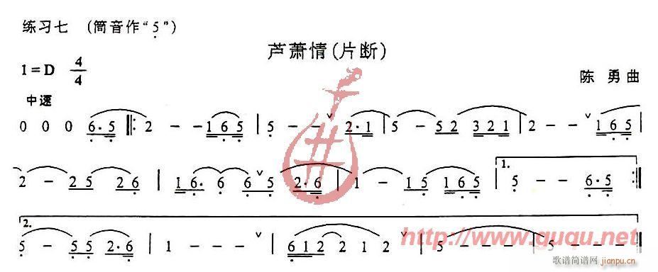 指震音与气震音练习7