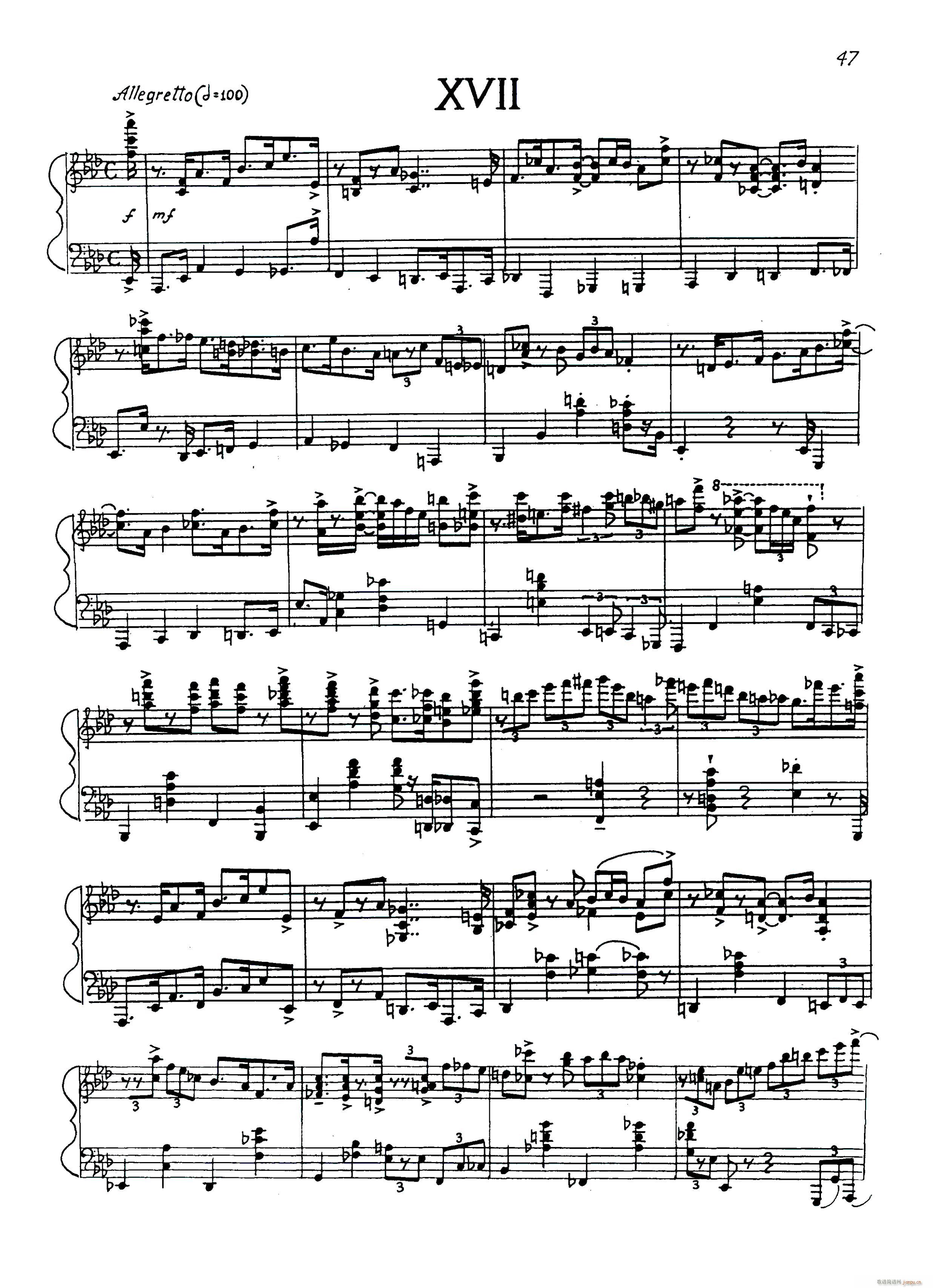 爵士前奏曲 Jazz Prelude Op 52 No 17_尼古拉 凯帕斯汀 Nikolai Kapustin1
